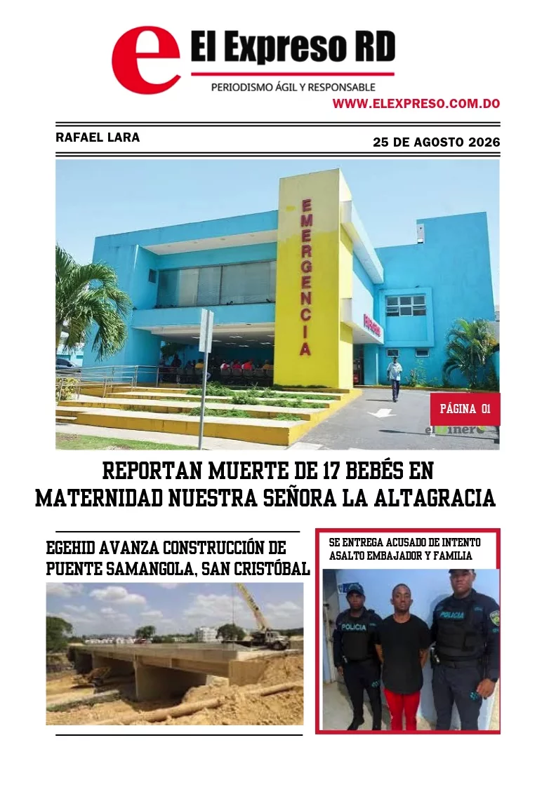 Documento A4 Portada de Periódico Deportivo Blanco y Rojo